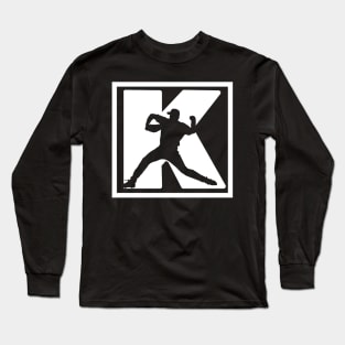 Baseball Pitcher Pitching K Strikeout Baseball Funny Saying Long Sleeve T-Shirt